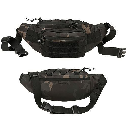 Brandit Waistbeltbag Molle Sac, Dark_Camo, Taille Unique Unisexe