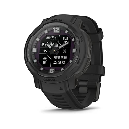 Garmin Instinct Crossover Solar, Tactical Edition, Black, WW