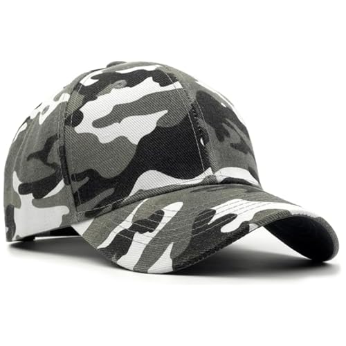 JJiaoLinin Casquettes de Baseball Camouflage,Tactical Hat Réglable Chapeaux Camouflage Armée Militaire Casquettes de Sport Quotidien Baseball Caps pour La Chasse La Pêche Activités de Plein Air