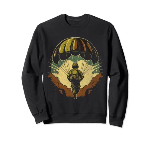Parachutiste Militaire Armée Française de l'air Parachute Sweatshirt