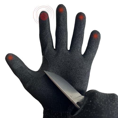 Tactical Tools Gants anti-coupures de police niveau 5 - Gants de travail - Idéal comme anti-coupure policière / jardinage / gants de travail (M /8)