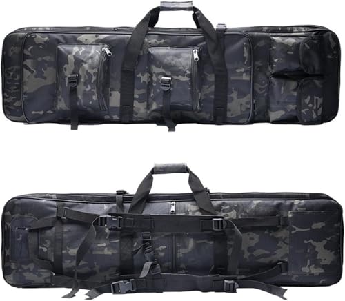 Étuis À Fusil pour Fusils,Sac De Tir Sportif,Sac Tactique Militaire,Pistolets Étui À Fusil Souple Sac De Gamme De Chasse Airsoft Carabine Tactique Sac À Dos pour Le Tir De Chasse A,117CM