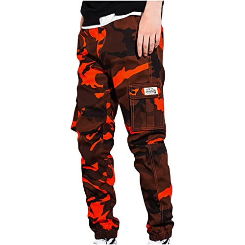AEGJEGVD Pantalon Cargo Homme Militaire Camouflage Pantalon Cargo Homme Militaire Tactique Pantalon de Chasse Pantalon de Survêtement pour Homme Pantalon de Jogging Pantalons de Randonnée Homme