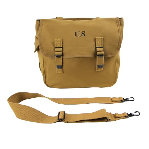 ANQIAO WWII WW2 US Army M36 à Musette Field Militaire Sac à Dos de Toile