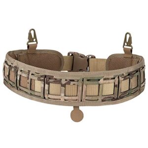 Ceinture de Combat réglable tactiquement rembourrée de Ceinture de Combat Molle rembourrée Molle Battle Ceintures 1000D en Nylon Haute densité