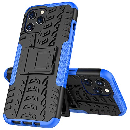IMIRST Coque pour iPhone 12 Pro Max Protection Militaire Shock-Absorption et Anti-Rayures Amovible 2 en 1 Coque de Apple iPhone 12 Pro Max. Hyun Blue