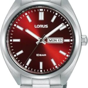 Lorus Hommes Analogique Quartz Montre avec Bracelet en Acier Inoxydable RH369AX9