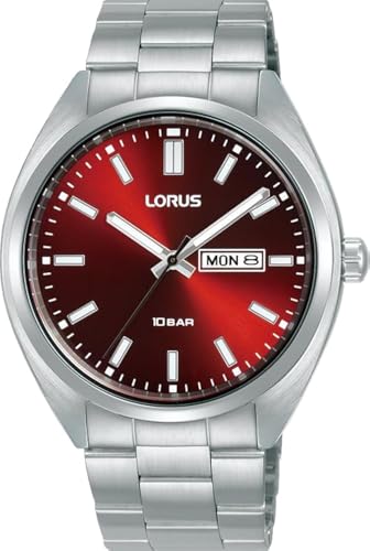 Lorus Hommes Analogique Quartz Montre avec Bracelet en Acier Inoxydable RH369AX9