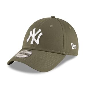New Era New York Yankees 9forty Adjustable Cap League Essentials Olive Med - One-Size