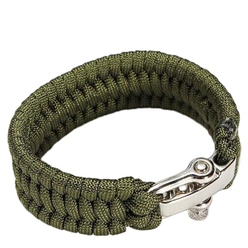 SagaSave Bracelet de survie en paracorde en plein air avec boucle réglable pour voyage, camping et randonnée