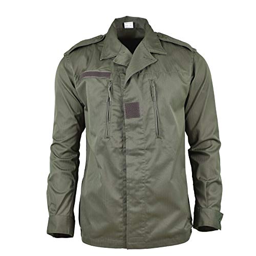 Véritable veste de combat de l'armée française F2 - Surplus - Olive, vert olive, X-Large longue