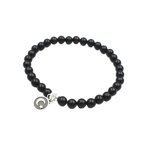 WUUISDNX Cadeau pour Femmes, Perles de prière Musulmanes à la Mode, Bracelets Tasbih islamiques, légers et Flexibles, Premium, Noir