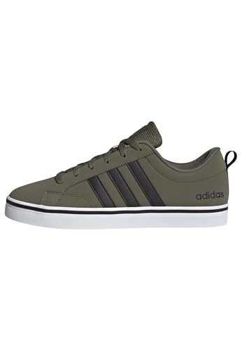 adidas Homme Vs Pace 2.0 Shoes, Olive strata/Core Black/Cloud White, 39 1/3