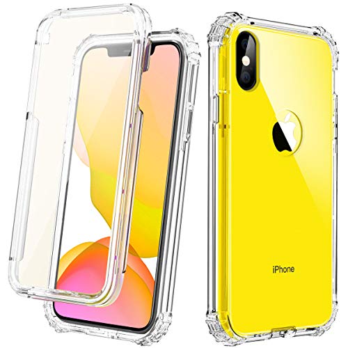 AICase Coque iPhone XS Max 360,de qualité Militaire,Coque de Protection Intégrale Antichoc avec Protecteur d'écran Intégré pour iPhone XS Max