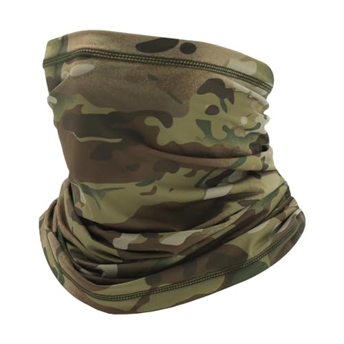 Cache-cou pour hommes, cache-cou pour femmes - Cache-cou de protection solaire UV | Cache-cou rafraîchissant respirant, doux et imprimé camouflage, résistant au soleil, pour la randonnée, la course, l