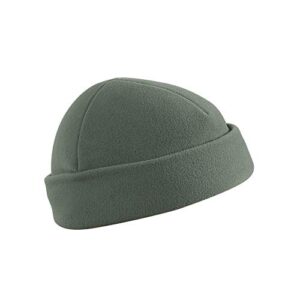 Helikon Casquette Tex Watch pour Homme - en Polaire - pour la Chasse - pour l'extérieur - Armée fédérale - Vert - Bonnet en Polaire - pour la Chasse - pour l'extérieur