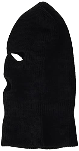 Mil-Tec Cagoule Balaclava acrylique 3 trous, Homme, noir