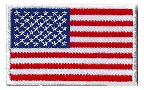 Patche Drapeau Écusson Etats-Unis USA Patch Américain Brodé A Coudre