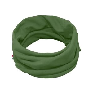 TMK Cache-cou multifonctionnel écharpe unisexe 100 % coton cod.1212, Militaire, Taille Unique