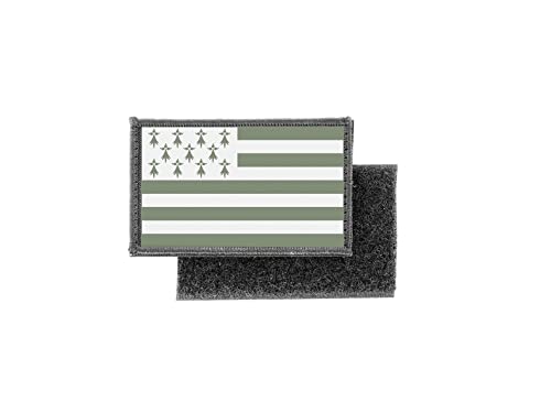 Akachafactory Patch ecusson Imprime Camo Camouflage Badge Drapeau Bretagne Breton