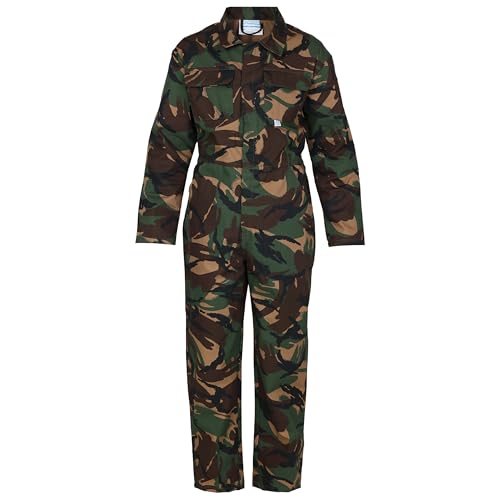 Blue Castle 333/CM-32 Combinaison pour Enfant Motif Camouflage, Camouflage, 11-12Ans