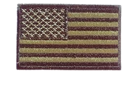 ecusson thermocollant patch badge brode drapeau americain militaire thermocollant ecussons thermocollant " USA 7,5 cm "