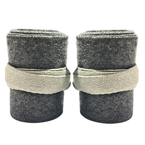 Première Guerre mondiale impériale allemande Gris Pierre Laine Puttees Wraps Bottes