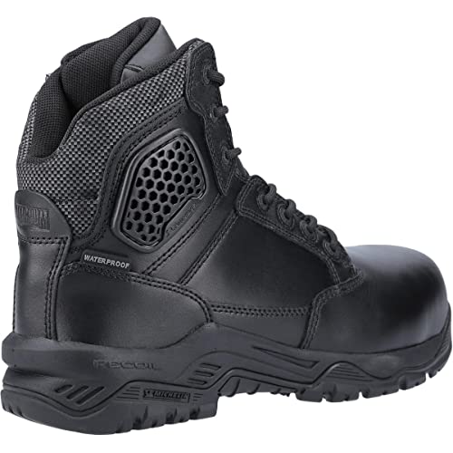 Magnum Strike Force 6.0 S3 Black Waterproof Leather Side-Zip Combat Safety Boot