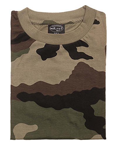 Mil-Tec Mixte T-shirt T Shirt camouflage CCE Taille L, Camo Ce, L EU