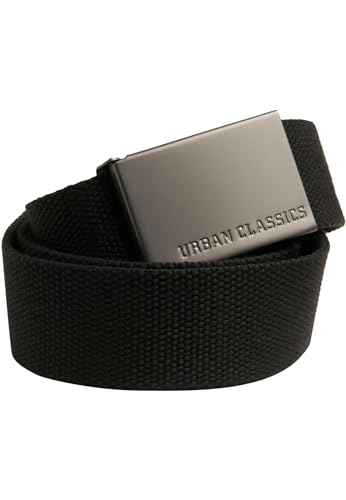Urban Classics Canvas Belts Ceinture, Noir (Black), Fabricant: Taille Unique Mixte