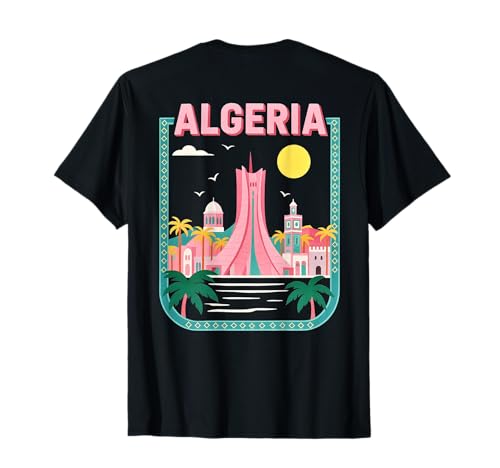 Algérie DZ Algeria (imprimé au Dos) T-Shirt