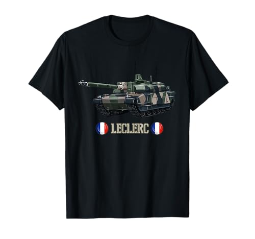 France Militaire Guerre Moderne Char Principal Leclerc T-Shirt