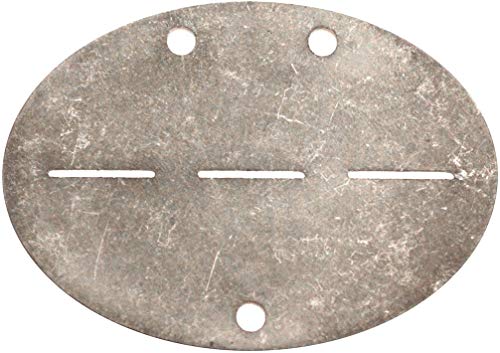 Mil-Tec 16317100 Plaque d'identification Argenté Taille unique