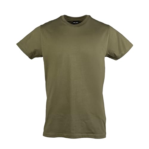 Miltec Us Style T-Shirt Coyote, Gris, M