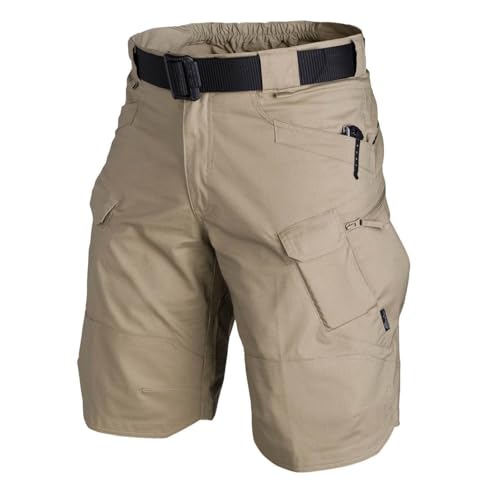 Générique Short tactique pour homme, coupe décontractée, séchage rapide, respirant, imperméable - pour randonnée, escalade, camping