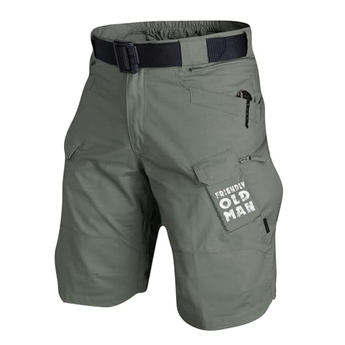 Pantacourt Homme Sport de Travail Vert armée Militaire Poche Zippée Crossfit Bermuda Cargo Tactique a Pied Travail Été Tenue Sport Vente Flash Short Militaire Homme Vert armée S